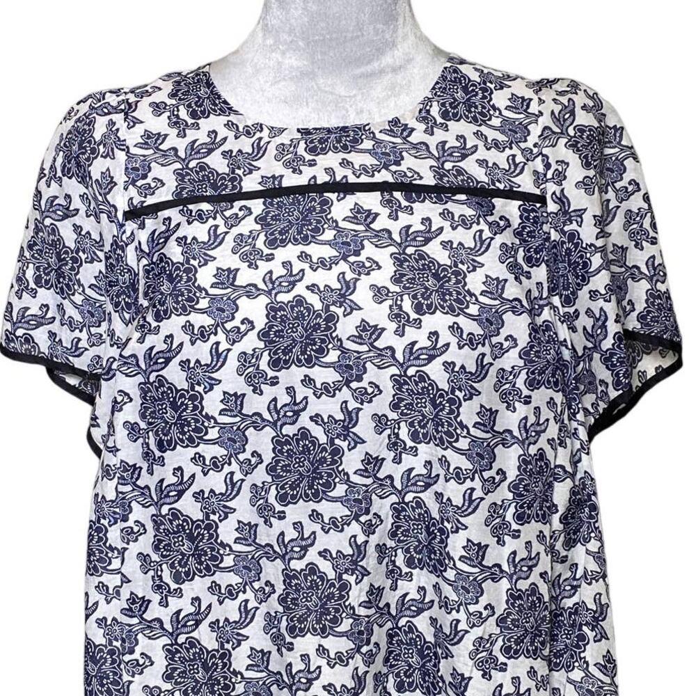 MADEWELL Silk & Cotton Lightweight Top Size 8